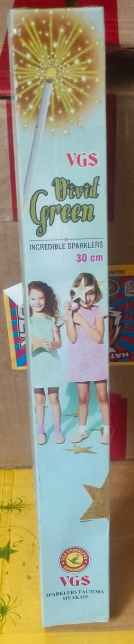30 CM GREEN SPARKLER 